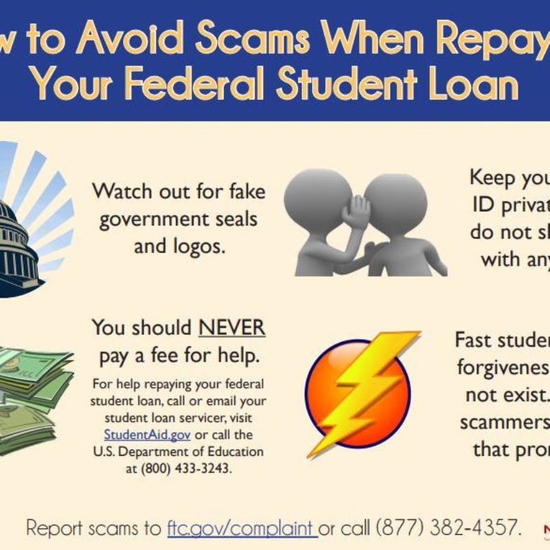 How do avoid student debt relief scams