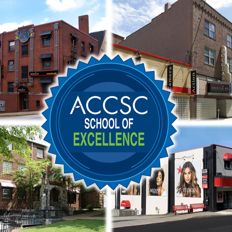 DOUGLAS EDUCATION CENTER RECOGNIZED BY ACCREDITING COMMISSION AS A SCHOOL OF EXCELLENCE FOR THE SECOND CONSECUTIVE TIME